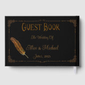 懐かしいヴィンテージロマン結婚ティックファンタジー ゲストブック (裏面)