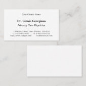 懐かしいヴィンテージ名刺 名刺 (正面/裏面)