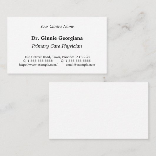 懐かしいヴィンテージ名刺 名刺 (正面/裏面)