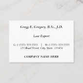 懐かしいヴィンテージ名刺 名刺 (正面)