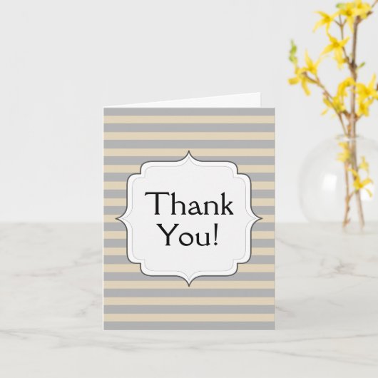 懐かしいヴィンテージ「ありがとう!」 カード (黄色い花)