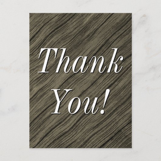 懐かしいヴィンテージ「ありがとう！」 ポストカード (正面)