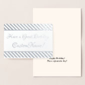 懐かしいヴィンテージ「素晴らし誕生日あり」カード 箔カード (ディスプレー)