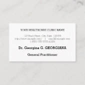 懐かしい伝統的ヴィンテージ・ビジネス・カード 名刺 (正面)