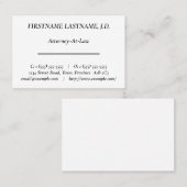 懐かしい古いファッションド名刺 名刺 (正面/裏面)