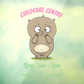 懐かしい可愛らしい丸っぽいハムスター漫画 ウィンドウサイン (シート3)