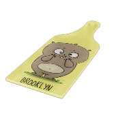 懐かしい可愛らしい丸っぽいハムスター漫画 カッティングボード (角)