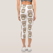 懐かしい可愛らしい丸っぽいハムスター漫画 カプリレギンス (裏面)