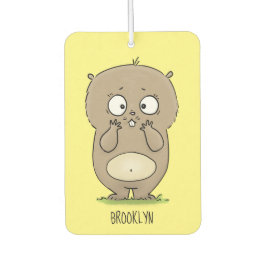 懐かしい可愛らしい丸っぽいハムスター漫画 カーエアーフレッシュナー