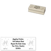 懐かしい可愛らしい丸っぽいハムスター漫画 ラバースタンプ (押印)