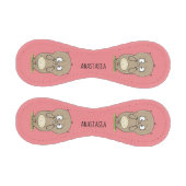 懐かしい可愛らしい丸っぽいハムスター漫画 野球ボール (パネル)