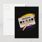 懐かしい学校の思い出 ポストカード (正面/裏面)