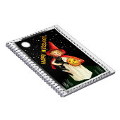 懐かしい小さな女の子、ジャック・オ・ランタン、ネコ ノートブック (右側)