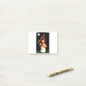 懐かしい小さな女の子、ジャック・オ・ランタン、ネコ ポストイット (デスク上)