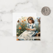 懐かしい復活祭のアイドル ノートカード (正面/裏面インサイチュ)