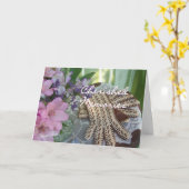 懐かしい思い出カスタマイズ カード (黄色い花)