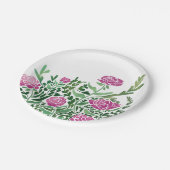 懐かしい抽象芸術フローラ ペーパープレート (アングル)