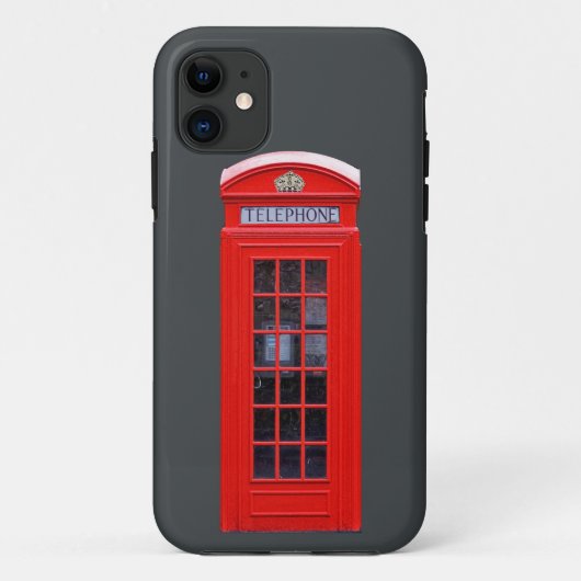 懐かしい支払電話ボックスのケース統一された王国 Case-Mate iPhoneケース (裏面)