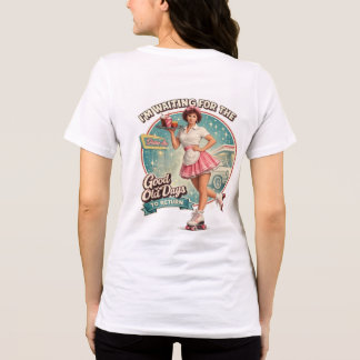 懐かしい日々が戻ってくるのを待っている トライブレンドＴシャツ