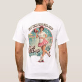 懐かしい日々が戻ってくるのを待っている Tシャツ (裏面)