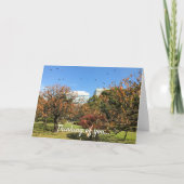 懐かしい秋の空 カード (正面)