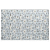 懐かしい航海のテーマの青いパターン ファブリック (ヤード)