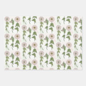 懐かしい花 ラッピングペーパーシート (正面3)