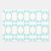 懐かしい花 ラッピングペーパーシート (正面)