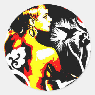 懐かしい誘惑 – ハミングバードダンス ラウンドシール