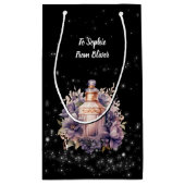 懐かしい豪華なメリークリスマス スモールペーパーバッグ (裏面)