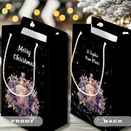 懐かしい豪華なメリークリスマス スモールペーパーバッグ