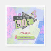 懐かしい90年代のレトロ誕生会に戻る スタンダードランチョンナプキン (正面)