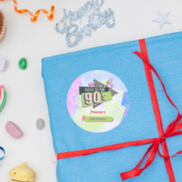 懐かしい90年代のレトロ誕生会に戻る ラウンドシール