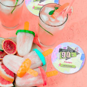 懐かしい90年代のレトロ誕生会に戻る ラウンドペーパーコースター