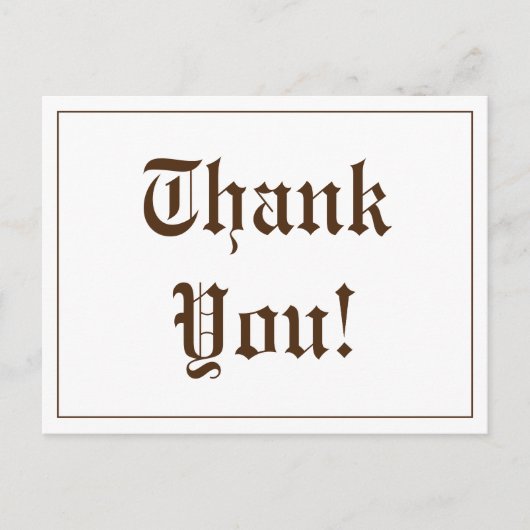 懐かしい「ありがとう!」ポストカード ポストカード (正面)