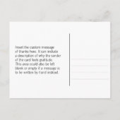 懐かしい「ご親切にありがとう」ポストカード ポストカード (裏面)