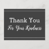 懐かしい「親切に感謝する」はがき ポストカード (正面)