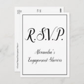 懐かしい「R.S.V.P.」 ポストカード (正面/裏面)