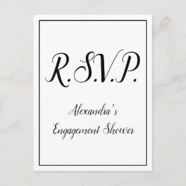 懐かしい「R.S.V.P.」 ポストカード