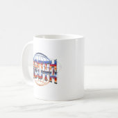 懐かしさの一服で朝をスタート！ コーヒーマグカップ (正面左)