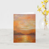 懐かしそう カード (黄色い花)