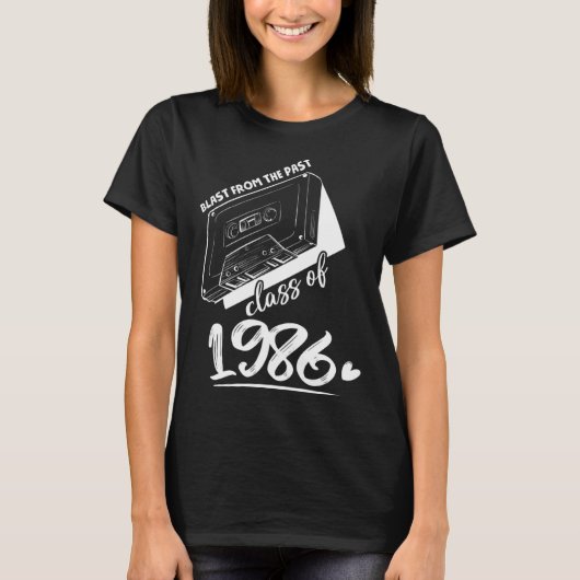 懐かしの1986年卒業 同窓会 Tシャツ (正面)
