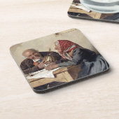 懐しい想い出(キャンバスの油) コースター (左側)