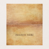 懐エレガントかしい古い紙ルックプロフェッショナルクール 名刺 (外部フラット)