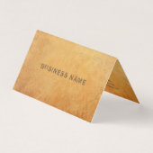 懐エレガントかしい古い紙ルック動揺して文字 名刺 (正面)