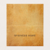 懐エレガントかしい古い紙ルック動揺して文字 名刺 (外部フラット)