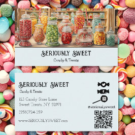 懐カラフルかしい菓子店 名刺