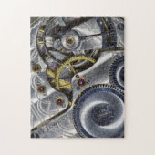 懐中時計のパズルの中 ジグソーパズル (縦)