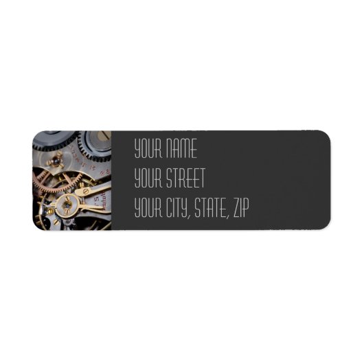 懐中時計詳細 ラベル (正面)