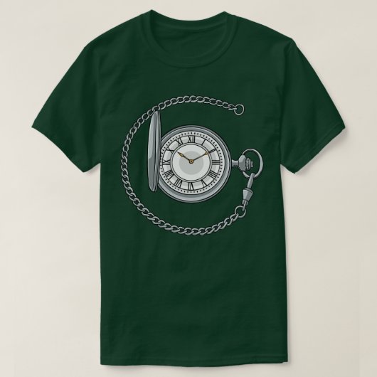 懐中時計 Tシャツ (デザイン正面)